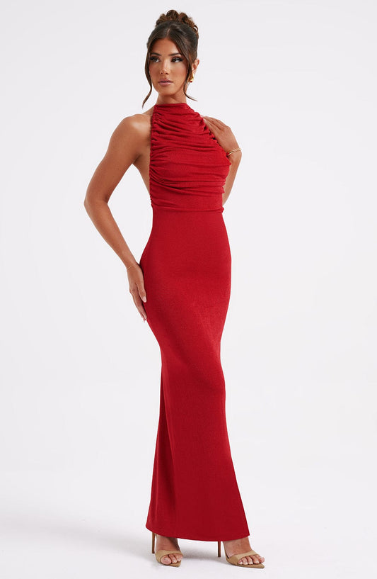 Nala Maxi-jurk - Rood