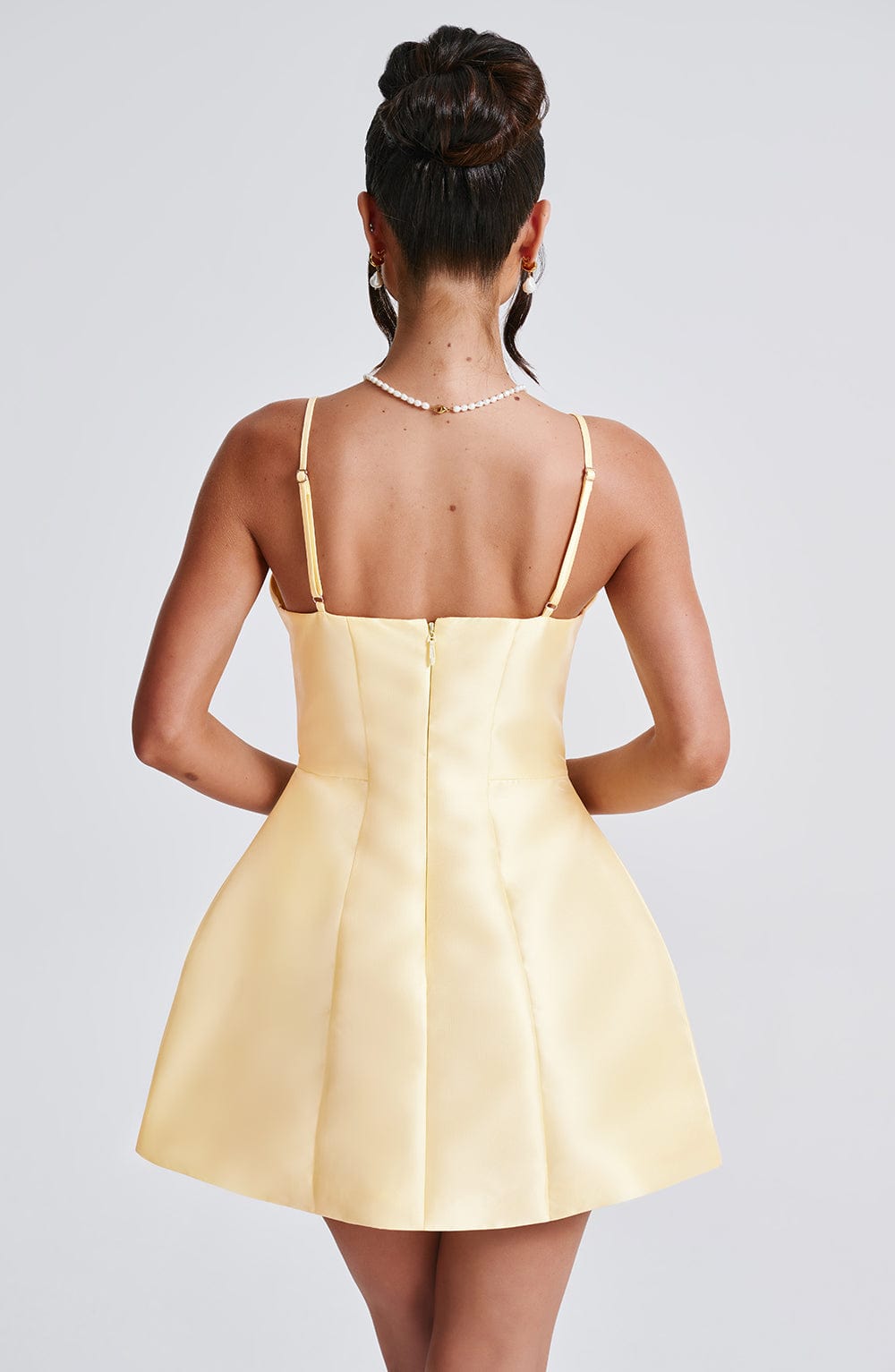 Nicole Mini Dress - Lemon