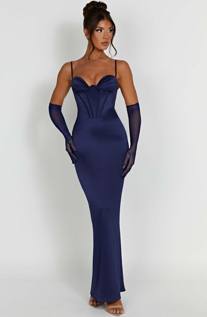 Onika Maxi-jurk - Marine