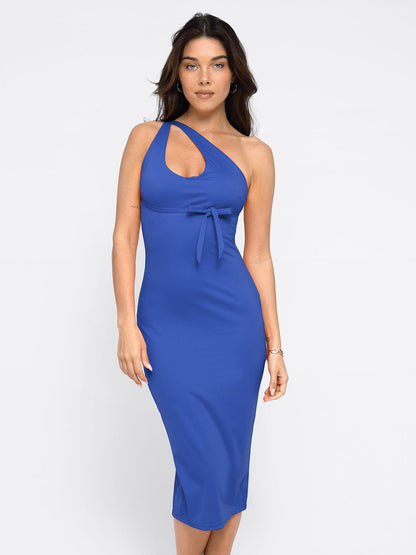 The Shapewear Dresses Backless Halter Midi