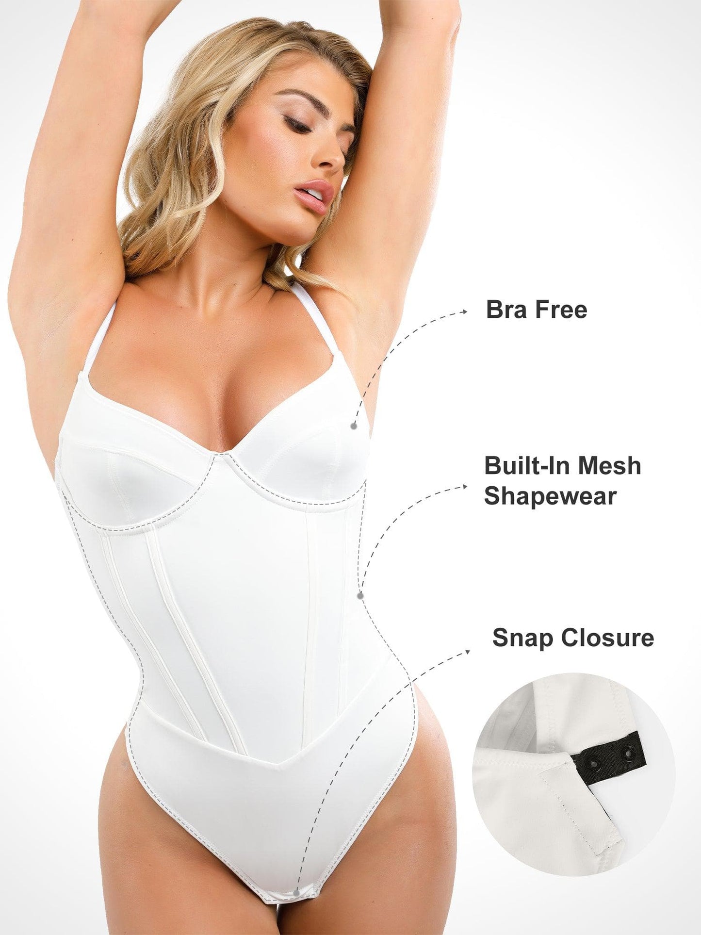 The Shapewear Bodysuit Corset Style Thong