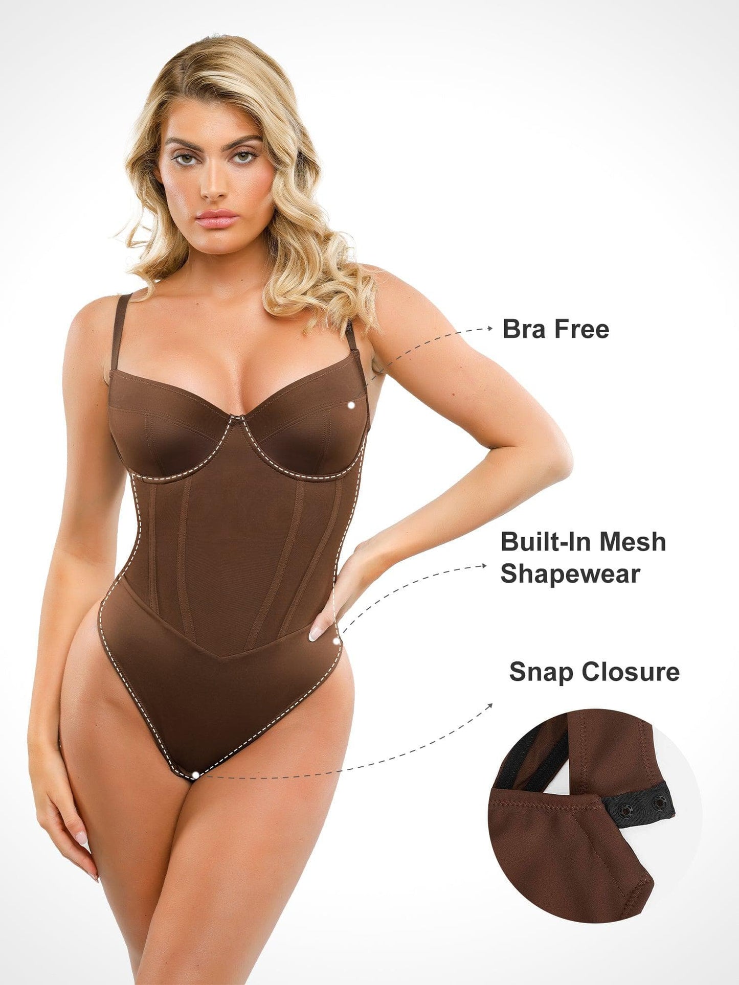 The Shapewear Bodysuit Corset Style Thong