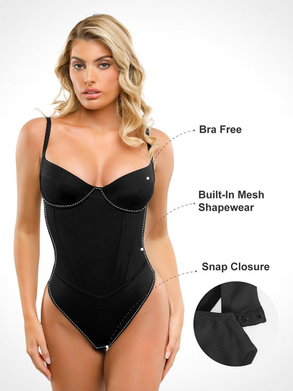 The Shapewear Bodysuit Corset Style Thong