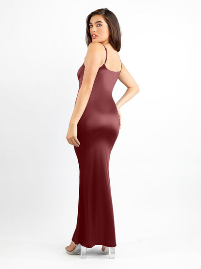 The Shapewear Dress Slip Shine Maxi