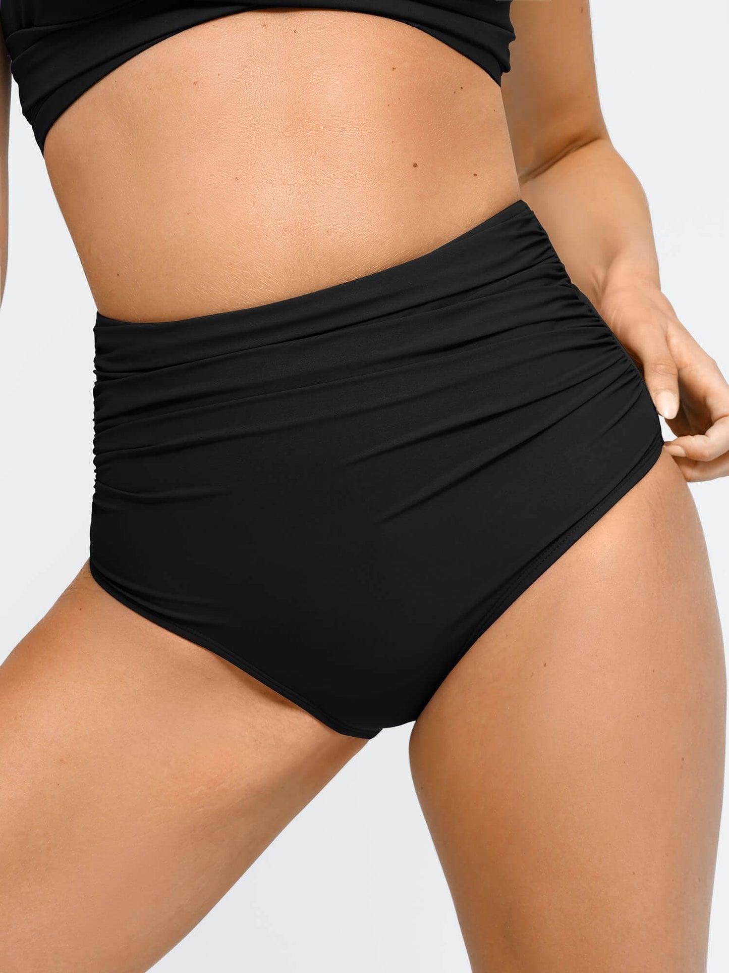 The Shapewear Swimwear Ruched High-Waist Bikini Set