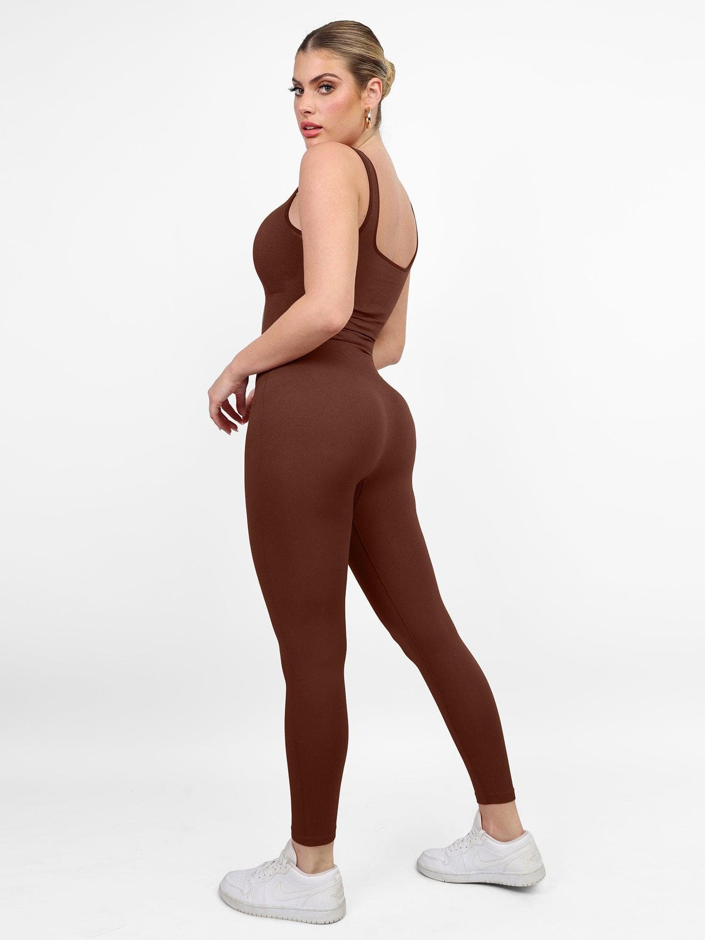 The Shapewear Jumpsuit Seamless Square Neck One Piece Sport