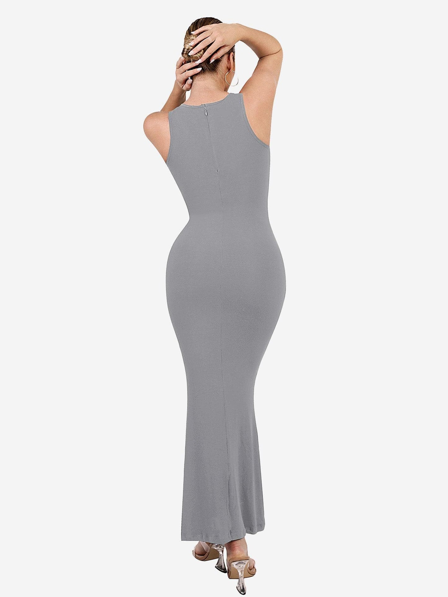 The Shapewear Dress Crew Neck Sleeveless Maxi