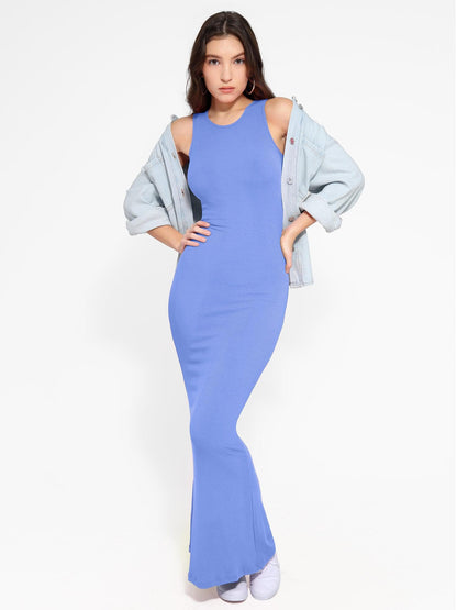 The Shapewear Dress Crew Neck Sleeveless Maxi