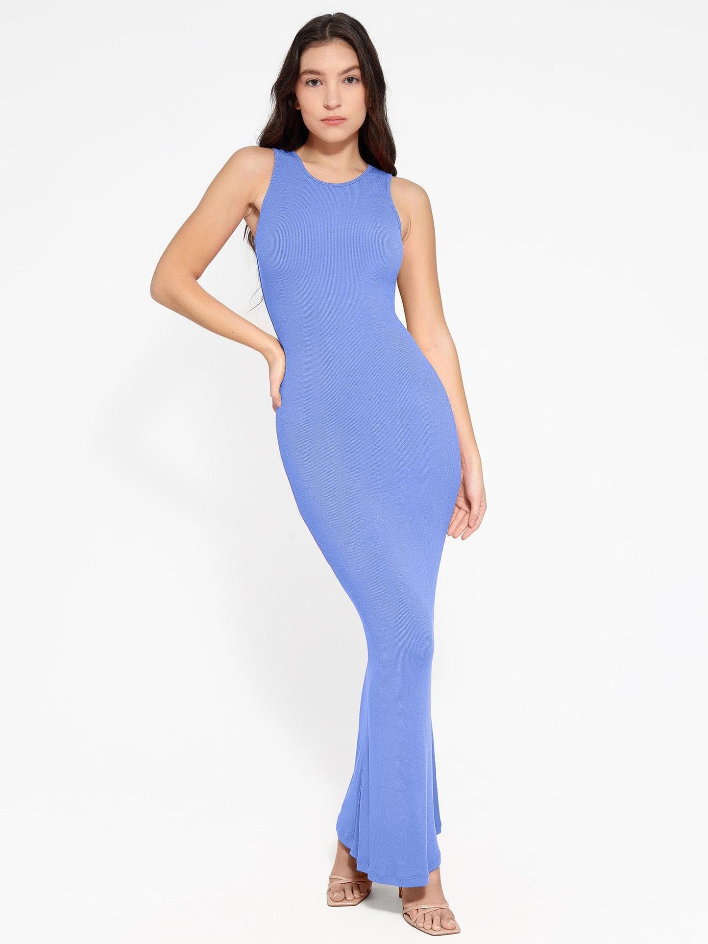 The Shapewear Dress Crew Neck Sleeveless Maxi