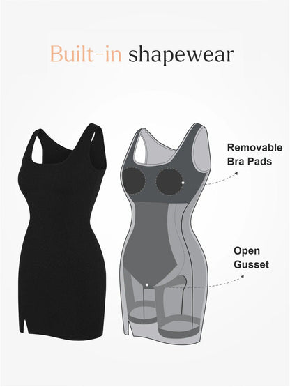 The Shapewear Dress Wide Straps Mini