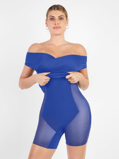 The Shapewear Dresses Backless Halter Midi