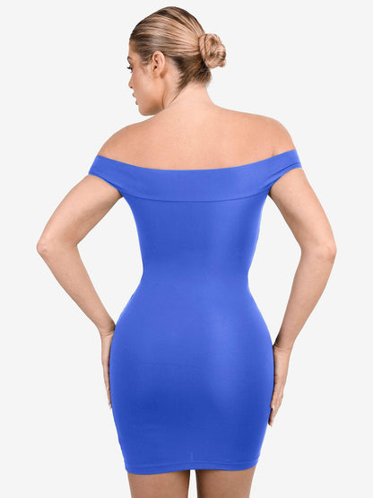 The Shapewear Dresses Crew Neck Sleeveless Midi