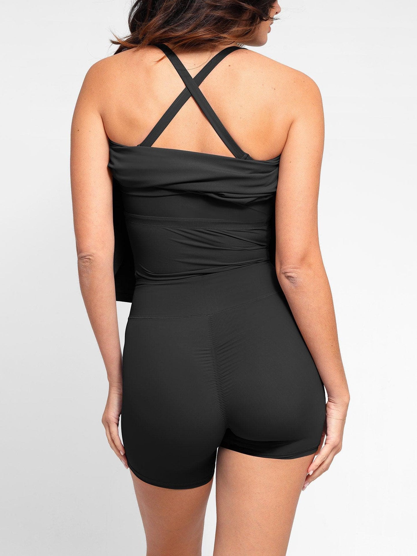 The Shapewear Dresses Or Shorts Pet Hair Resistant Square Neck Workout