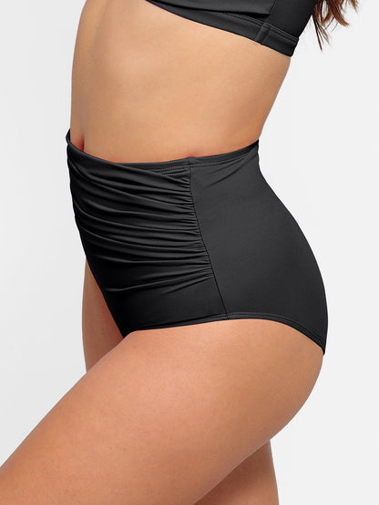 The Shapewear Swimwear Ruched High-Waist Bikini Set