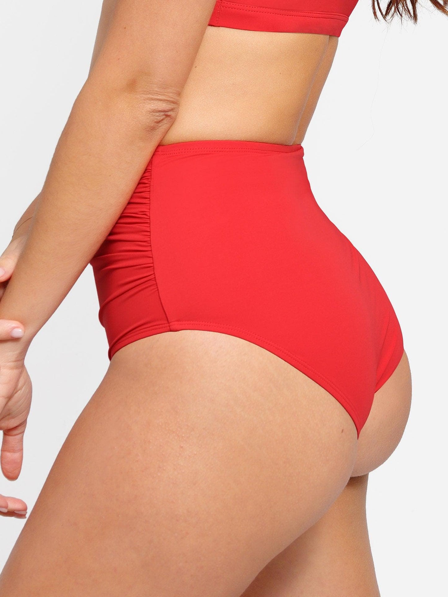 The Shapewear Swimwear Ruched High-Waist Bikini Set