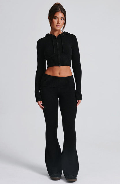 Portia Knit Pants - Black