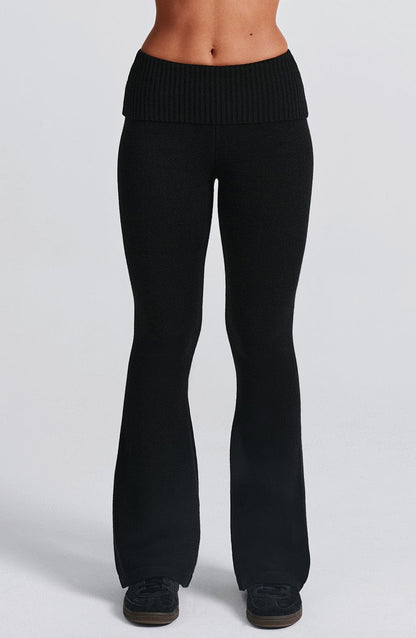 Portia Knit Pants - Black