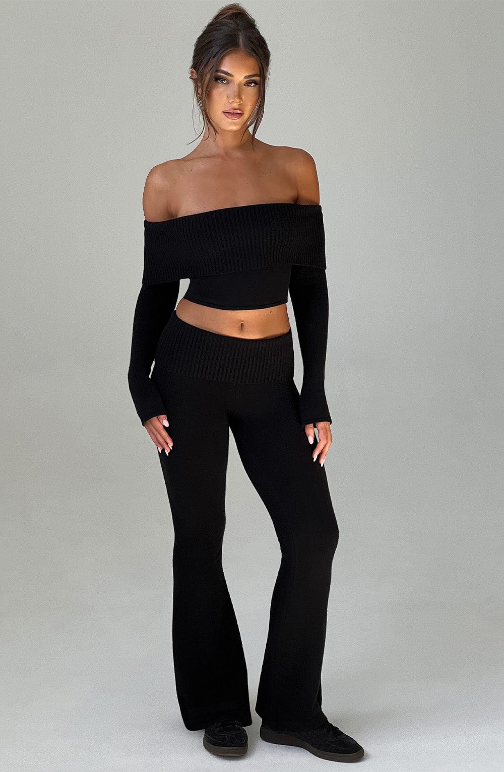 Portia Knit Pants - Black