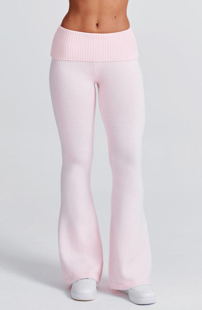 Portia Knit Pants - Pink