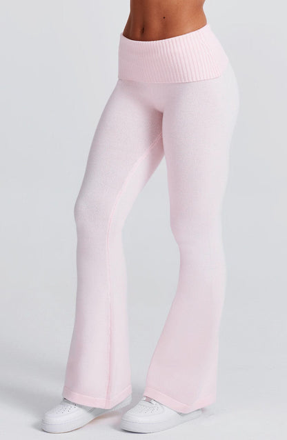 Portia Knit Pants - Pink