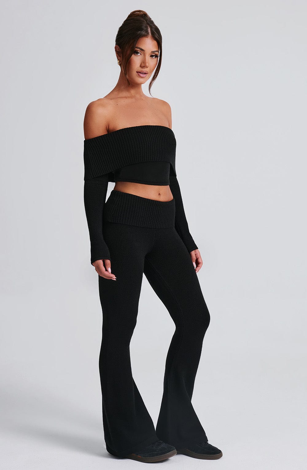 Portia Knit Top - Black