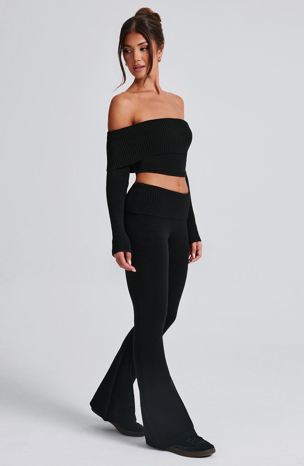 Portia Knit Top - Black