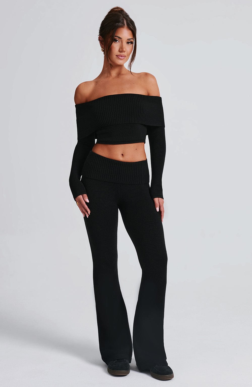 Portia Knit Top - Black