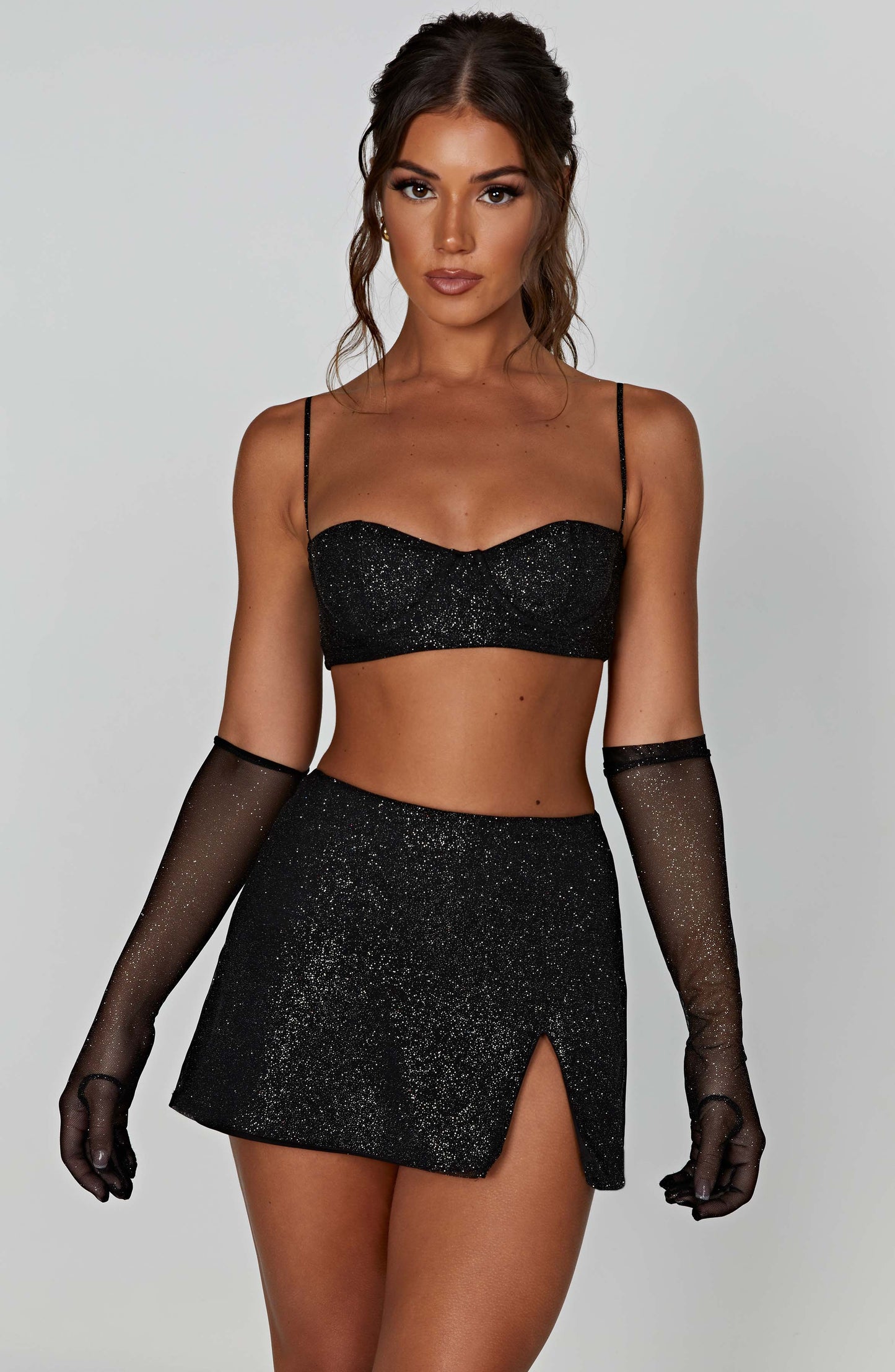 Posie Top - Black Sparkle