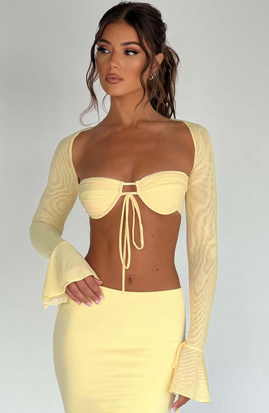 Priscilla Top - Lemon