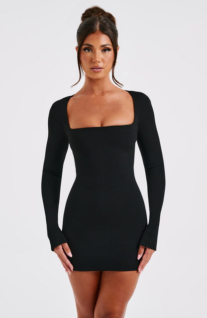 Priya Mini Dress - Black