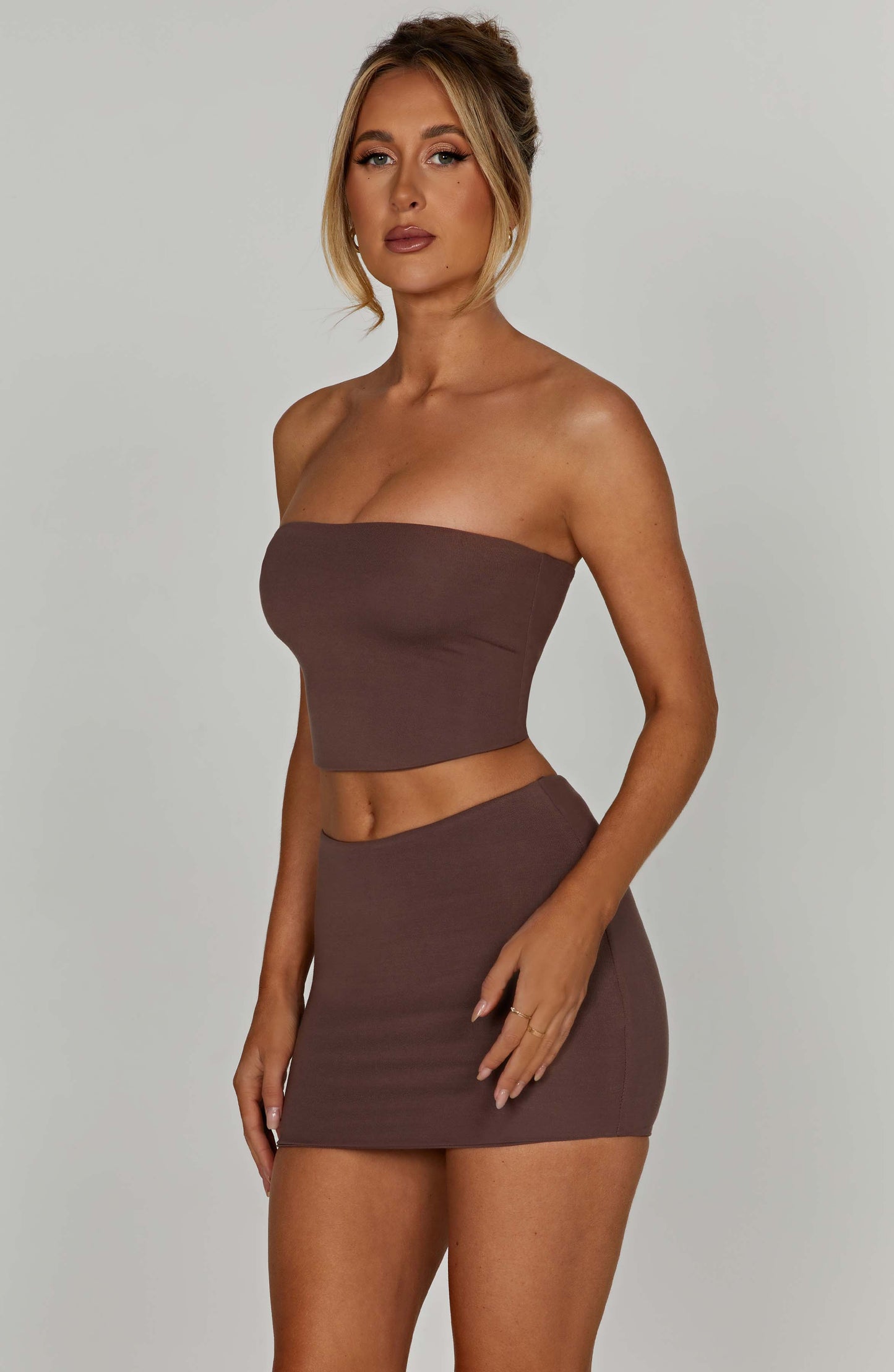 Rein Mini Skirt - Chocolate