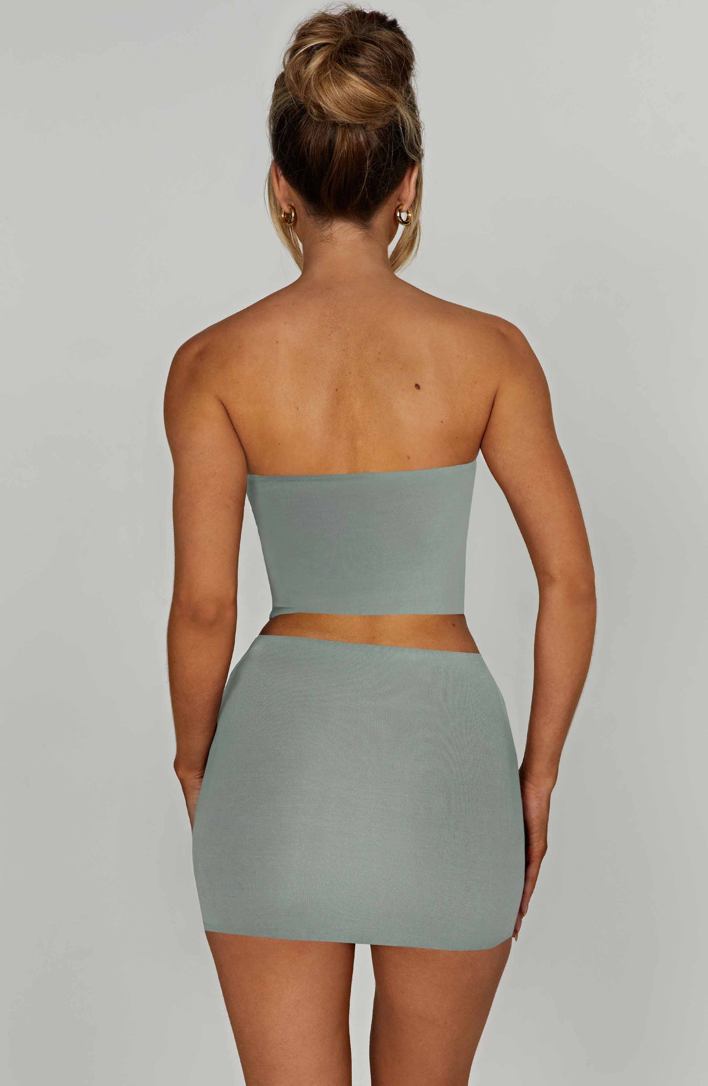 Rein Mini Skirt - Steel