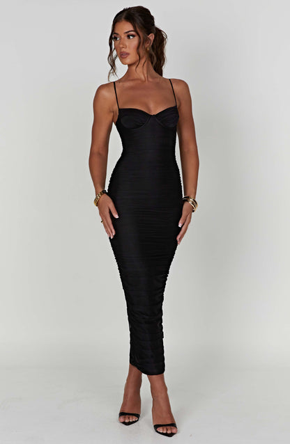 Rochelle Maxi Dress - Black