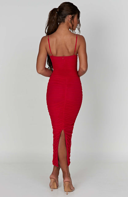 Rochelle Maxi Dress - Red