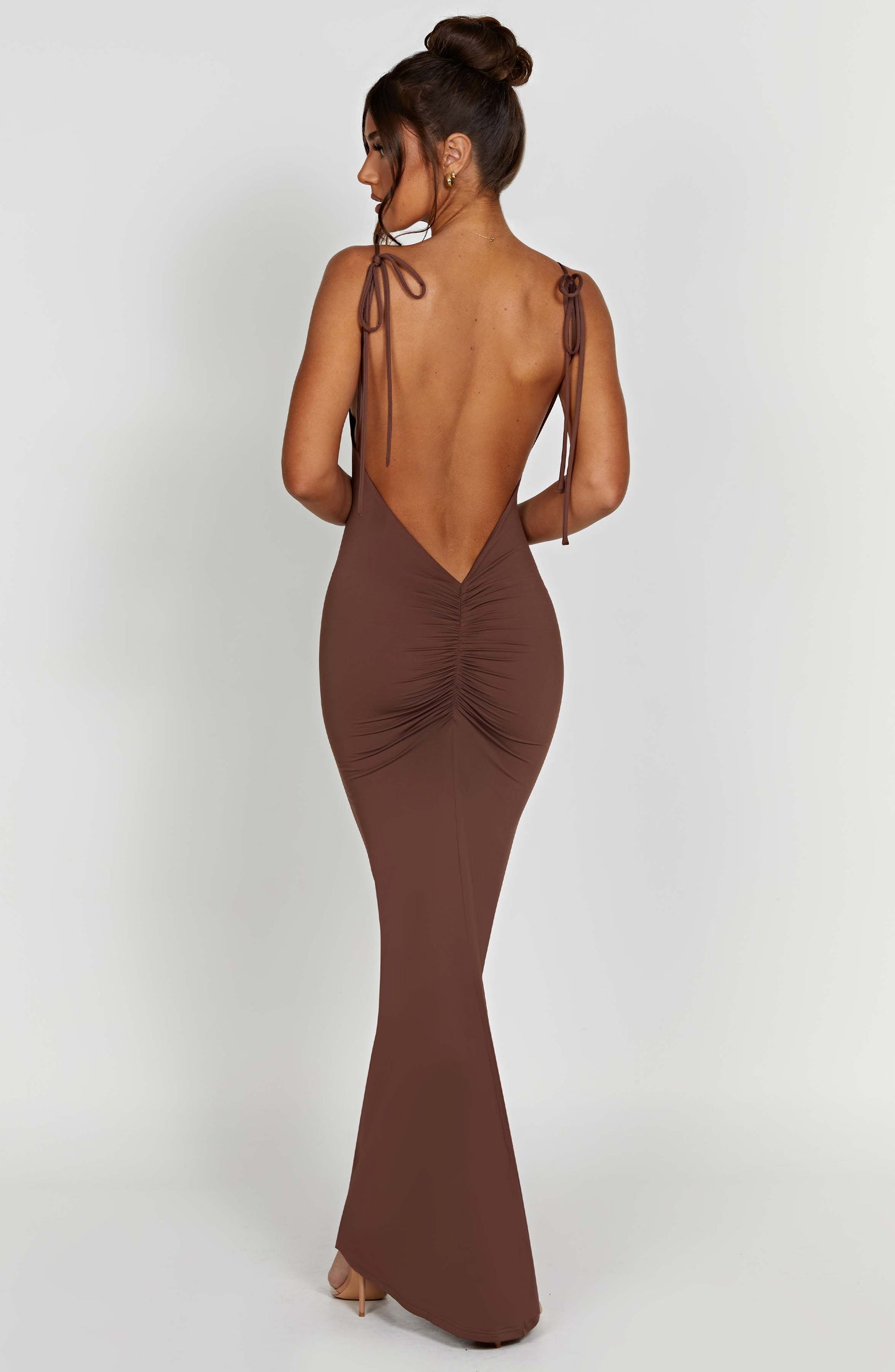 Sanya Maxi Dress - Chocolate