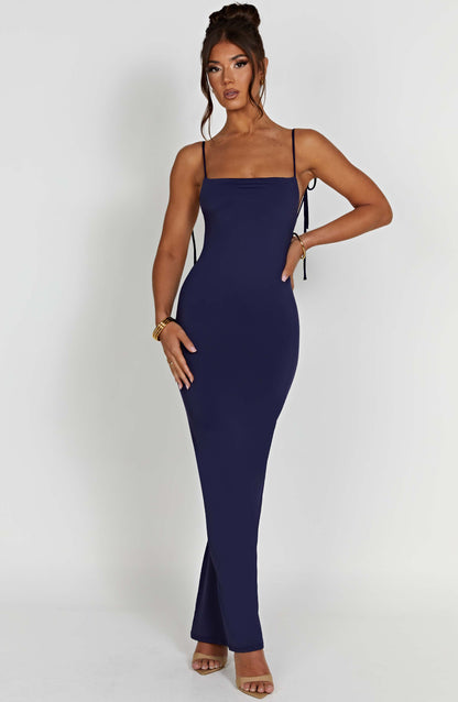 Sanya Maxi-jurk - Marine