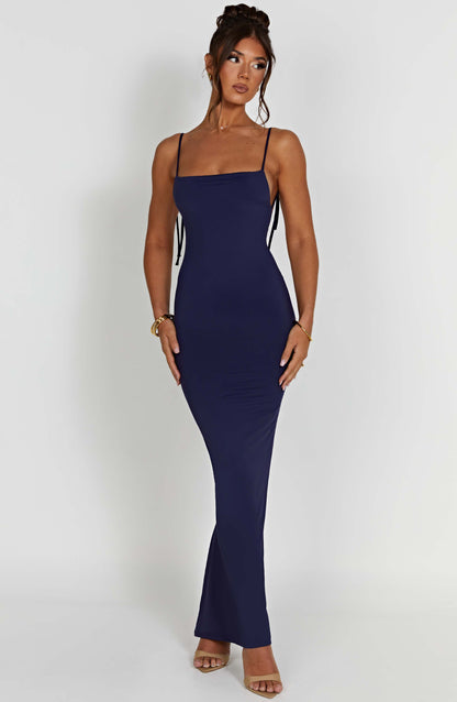 Sanya Maxi-jurk - Marine