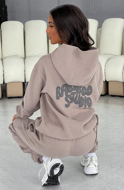 Studio Hoodie - Mocha/Charcoal