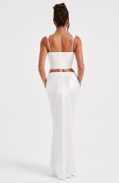 Sydney Maxi Skirt - Ivory