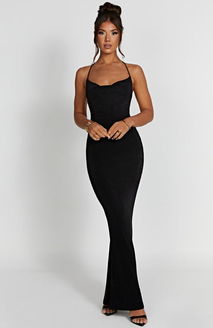 Talisa Maxi-jurk - Zwart