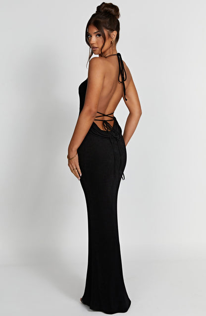 Talisa Maxi-jurk - Zwart