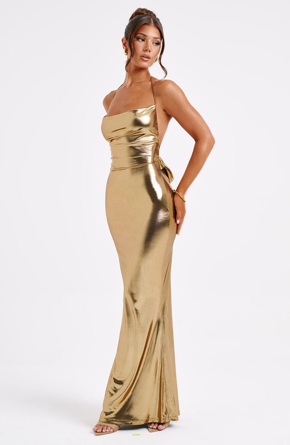 Talisa Maxi-jurk - Goud