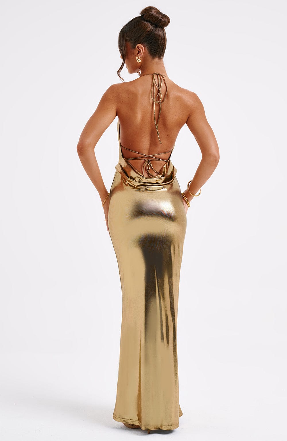 Talisa Maxi-jurk - Goud