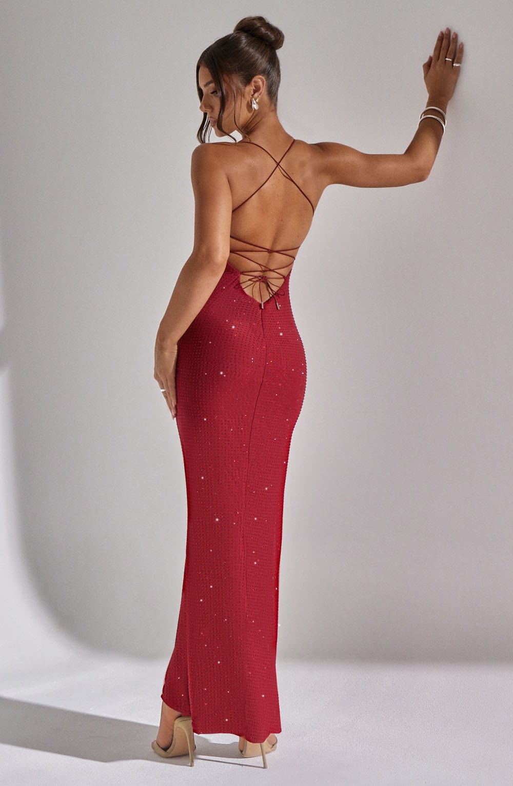 Tatum Maxi Dress - Red