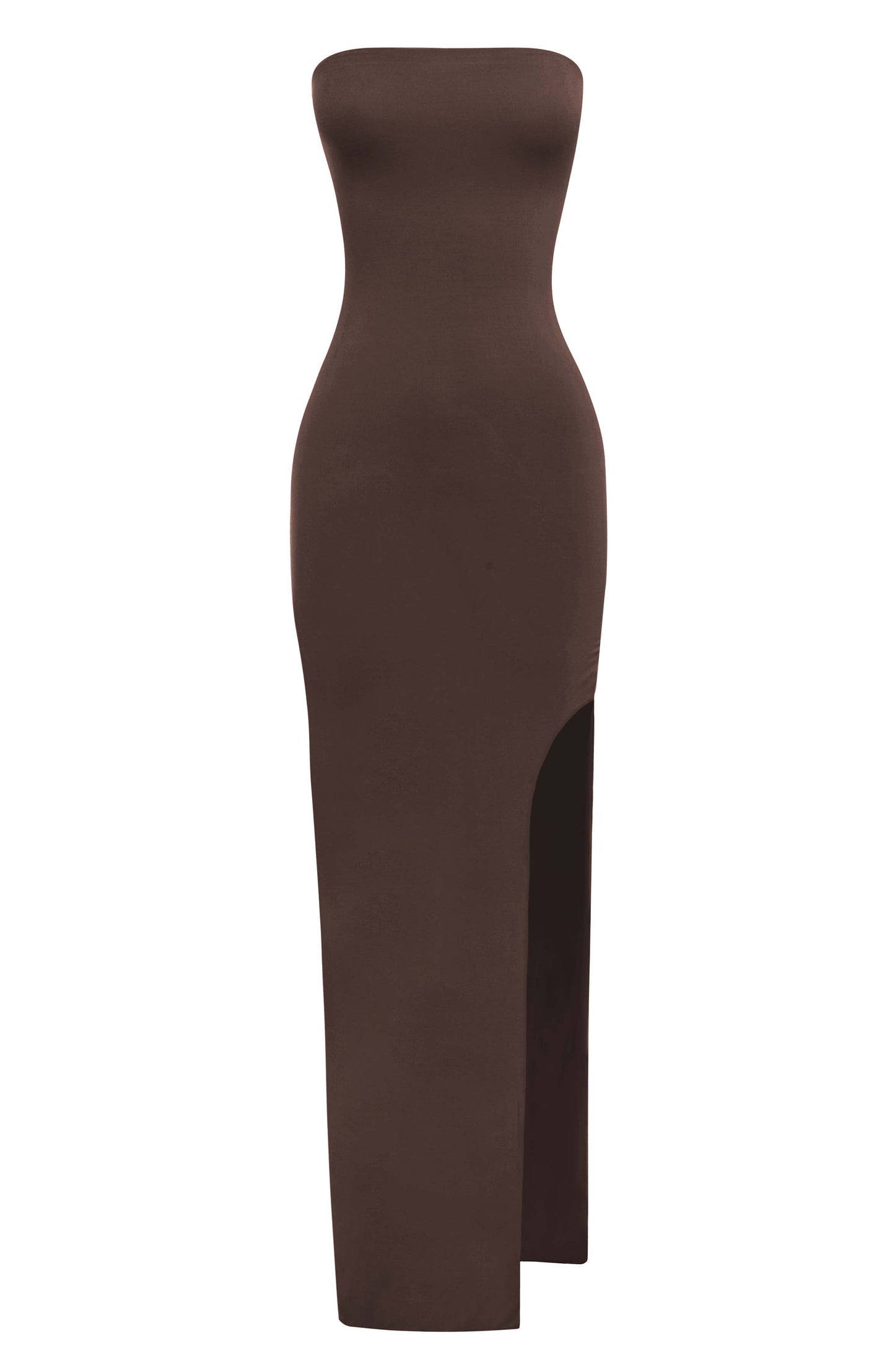 Teyana Maxi-jurk - Chocolade