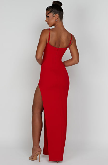 Tiarne Maxi-jurk - Rood