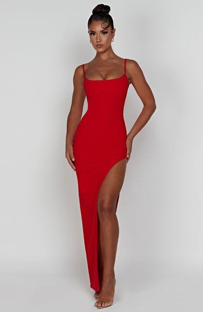 Tiarne Maxi-jurk - Rood