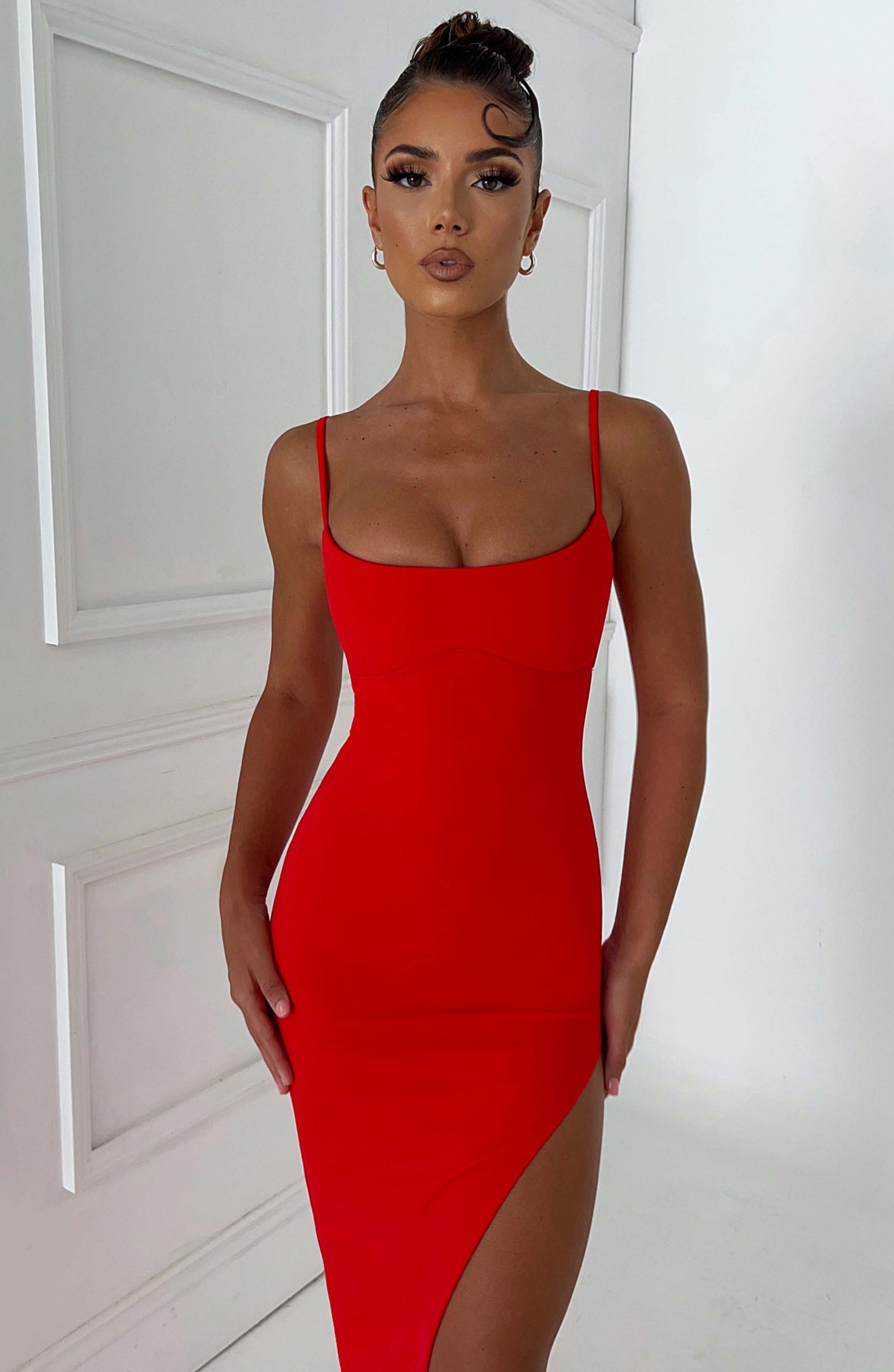 Tiarne Maxi-jurk - Rood