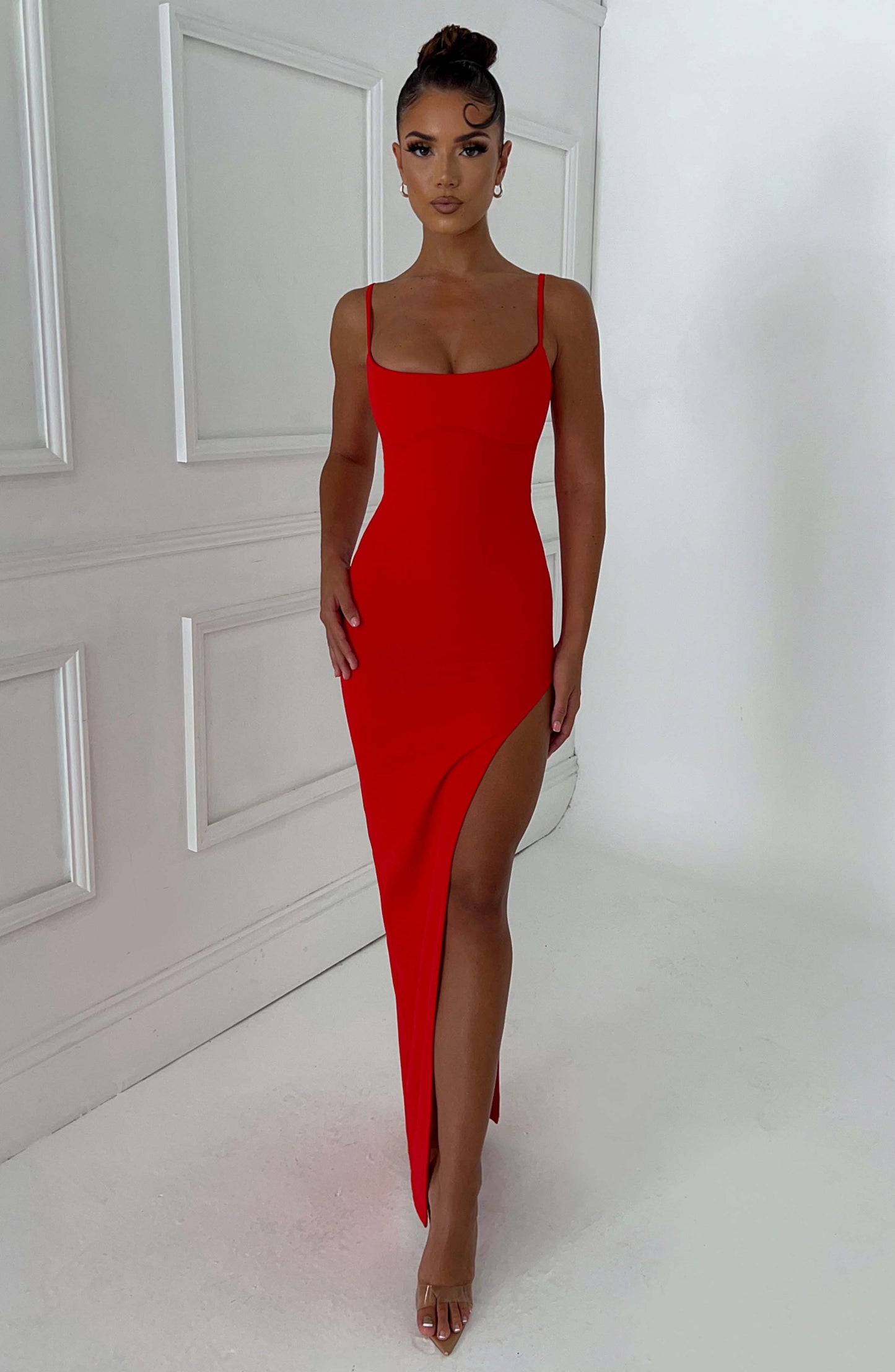 Tiarne Maxi-jurk - Rood