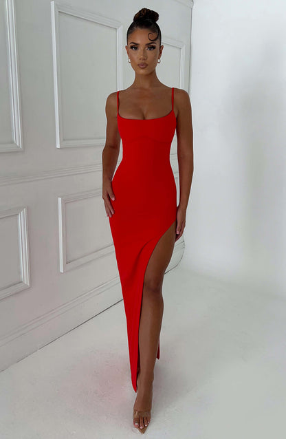 Tiarne Maxi-jurk - Rood